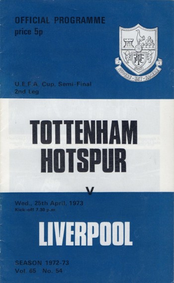 Match programme
